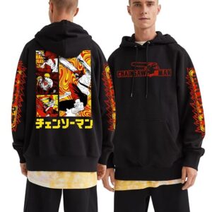 Fans Army Chainsaw Man Streetwear Anime Oversized Hoodie